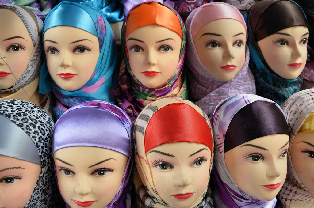 mannequins waring the hijab